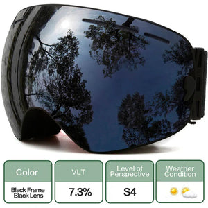 Interchangeable Lens Ski Goggles With Anti Fog Uv Protection Otg 32719782428-C2 Blue Blue