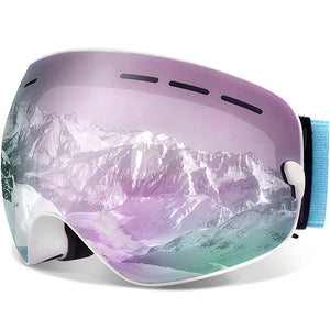 Interchangeable Lens Ski Goggles With Anti Fog Uv Protection Otg 32719782428-C2 Blue Blue