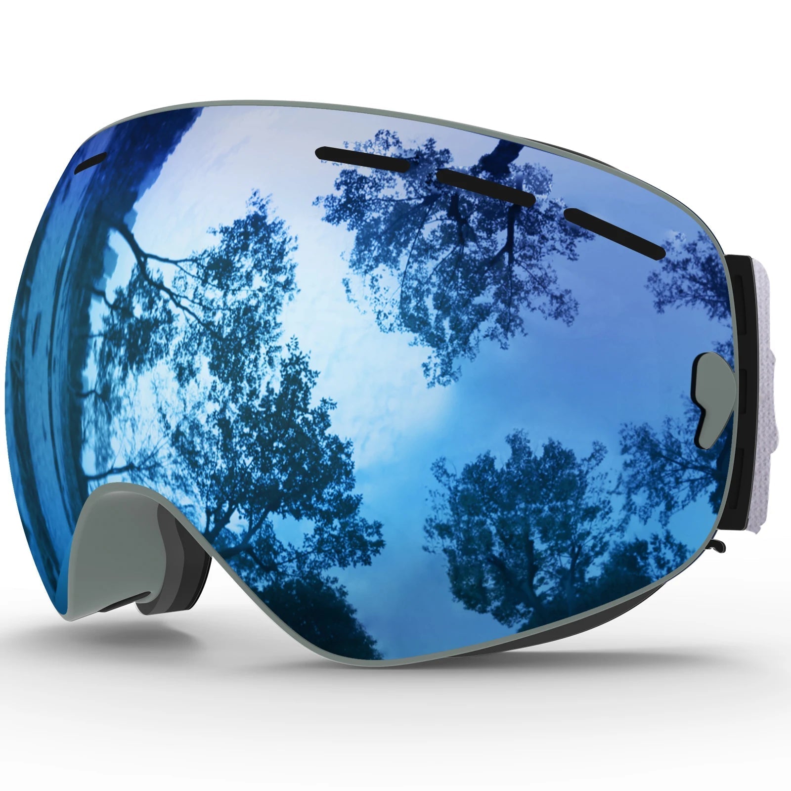Interchangeable Lens Ski Goggles With Anti Fog Uv Protection Otg 32719782428-C2 Blue Blue