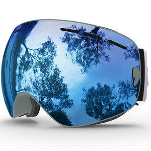Interchangeable Lens Ski Goggles With Anti Fog Uv Protection Otg 32719782428-C2 Blue Blue