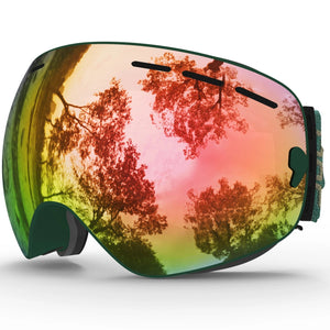 Interchangeable Lens Ski Goggles With Anti Fog Uv Protection Otg 32719782428-C2 Blue Blue