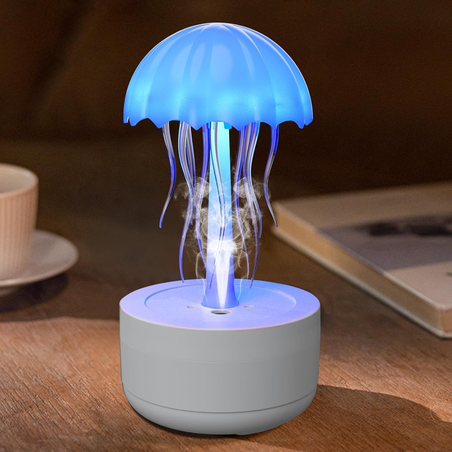 Jellyfish Aesthetic Essential Oil Diffuser with 7-Color Light