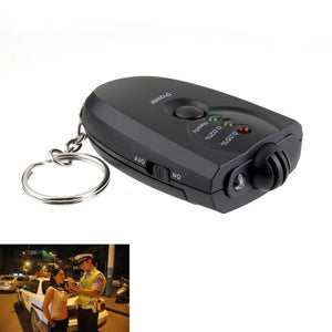 Keychain Portable Breathalyzer Mini Alcohol Tester with LED Signal Display