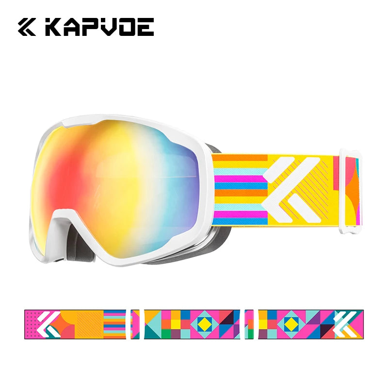Kids Ski Goggles Uv400 Anti Fog Otg Helmet Compatible Snow 1005009812264342-01