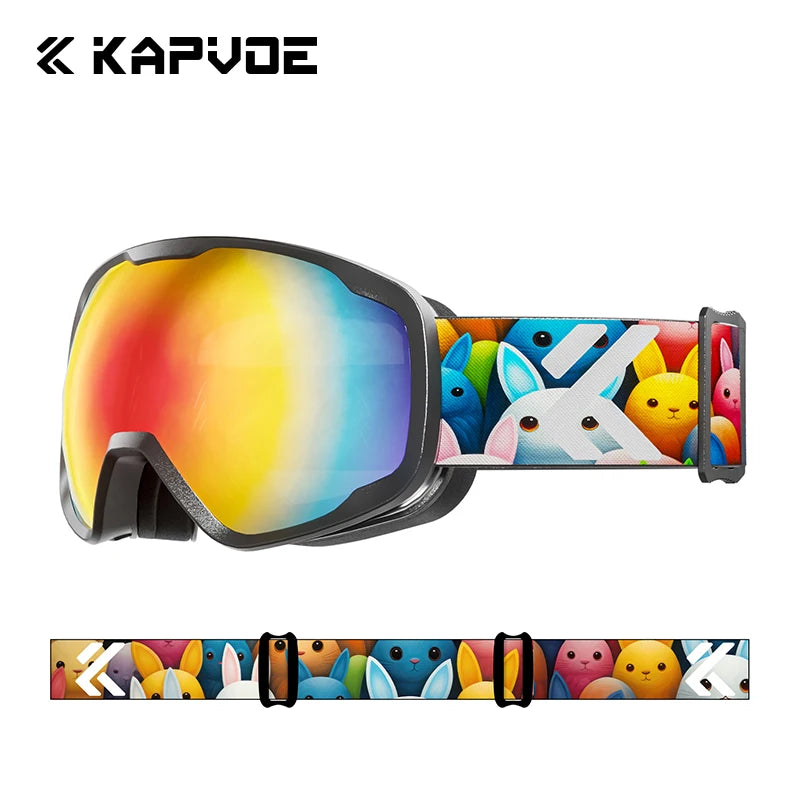 Kids Ski Goggles Uv400 Anti Fog Otg Helmet Compatible Snow 1005009812264342-01