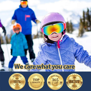 Kids Ski Goggles With Anti Fog Double Lens Uv400 Protection 1005006171277764-Ski Goggles