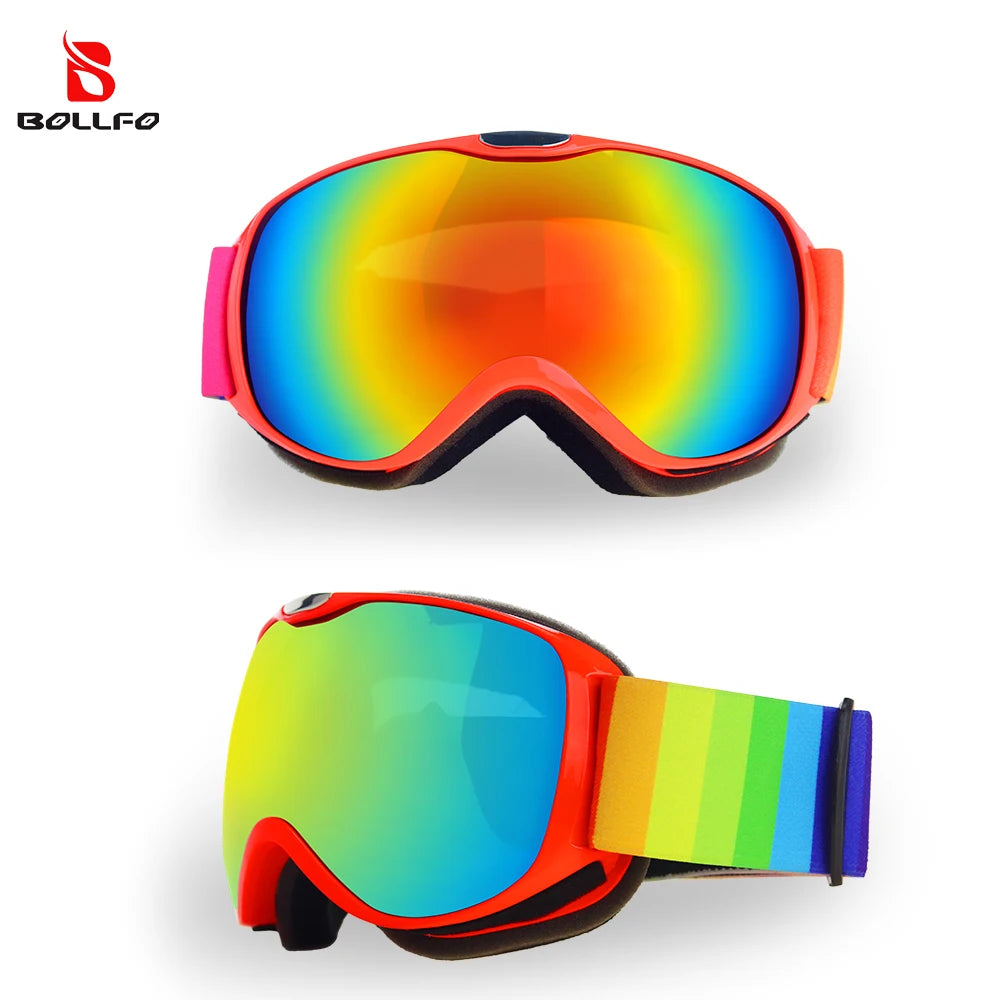 Kids Ski Goggles With Anti Fog Double Lens Uv400 Protection 1005006171277764-Ski Goggles