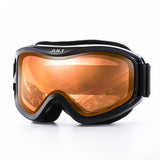 Kids Ski Goggles With Anti Fog Uv400 Lens And Flexible Frame 1005003217537497-D1 Black Red Kids