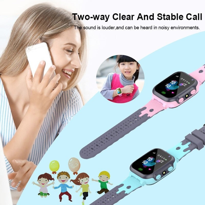 Kids Smartwatch with GPS, SOS, Camera, Two-Way Communication