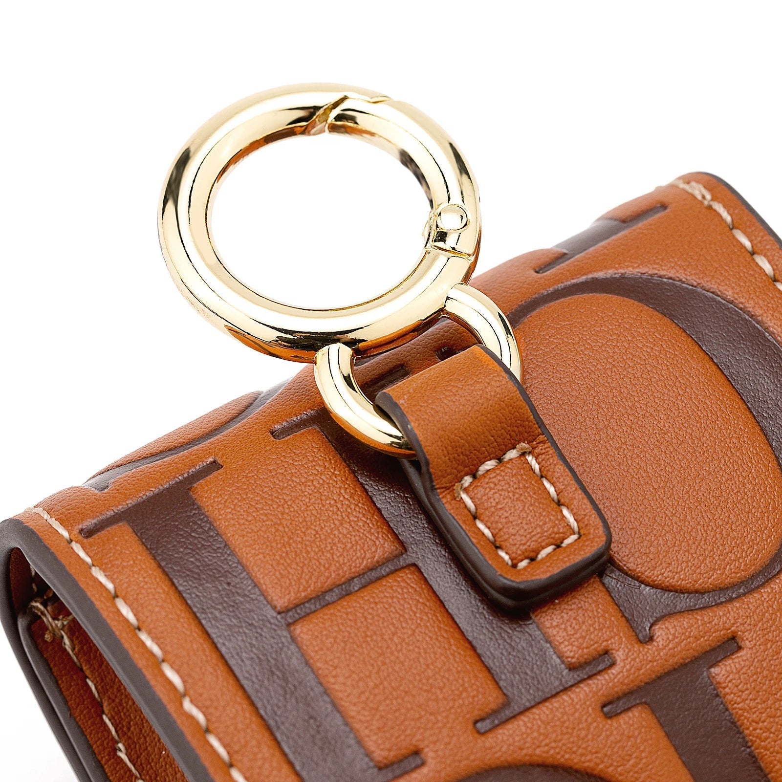 Leather Earbuds Storage Case With Valentines Gifts For Her Style 1005010666935710-CGS-03PINK