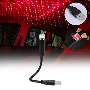 LED Galaxy Lamp Car Roof Light USB Star Projector Mini Night Star Light