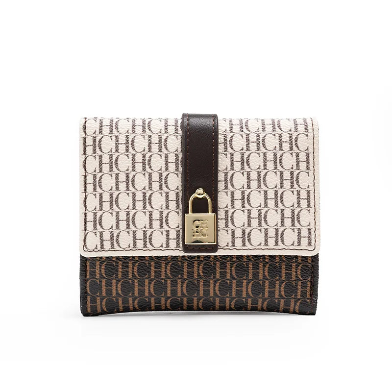 Letter Print Pu Wallet For Women, Valentines Gifts For Her 1005007885111384-CA10-DP-COFFEE