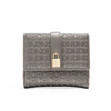 Letter Print Pu Wallet For Women, Valentines Gifts For Her 1005007885111384-CA10-DP-COFFEE