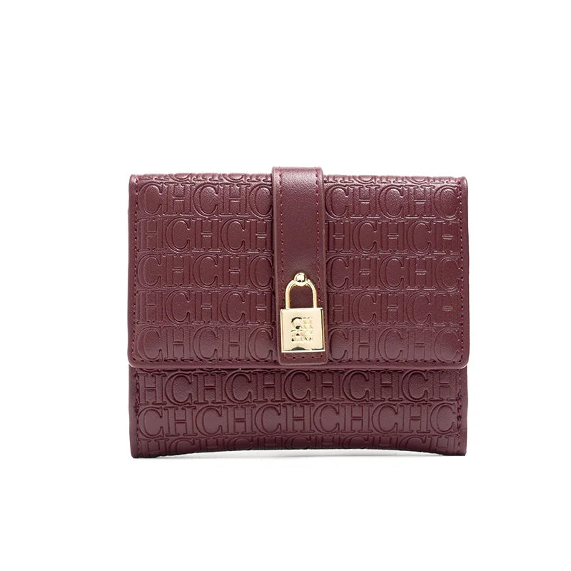 Letter Print Pu Wallet For Women, Valentines Gifts For Her 1005007885111384-CA10-DP-COFFEE