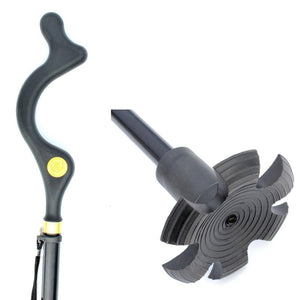 Lightweight Telescopic Folding Walking Cane with 360�� Traction Tip
