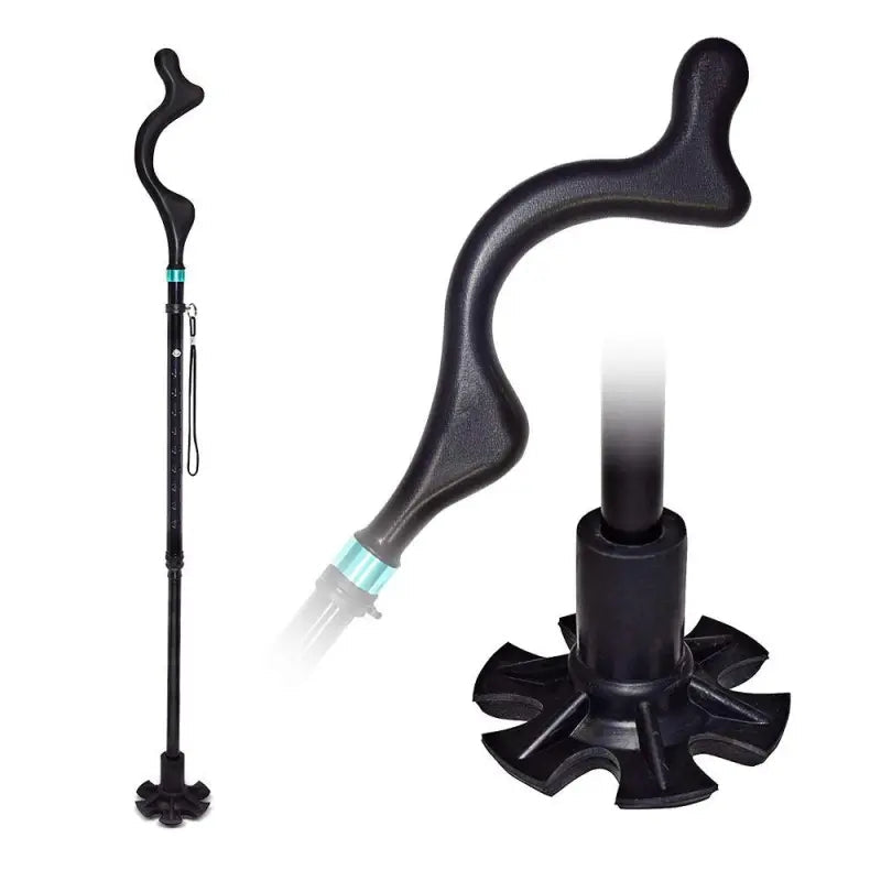 Lightweight Telescopic Folding Walking Cane with 360�� Traction Tip