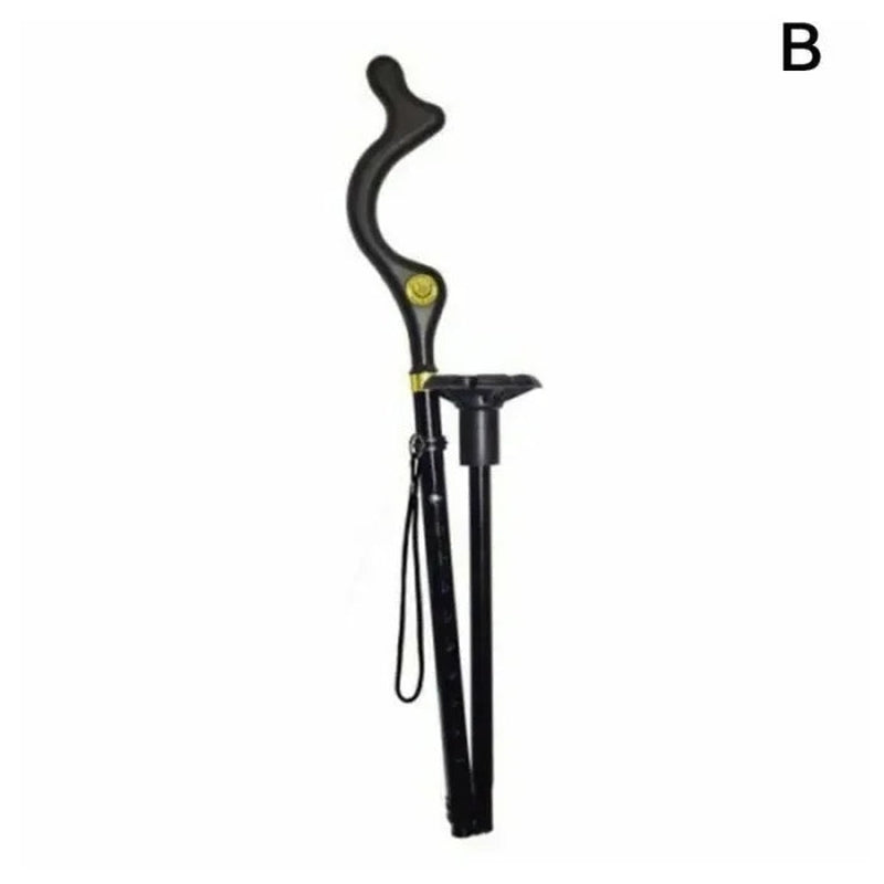 Lightweight Telescopic Folding Walking Cane with 360 Traction Tip