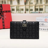 Long Zipper Organizer Wallet With Valentines Gifts For Her Animal Print 1005007444721660-CA8-WINE