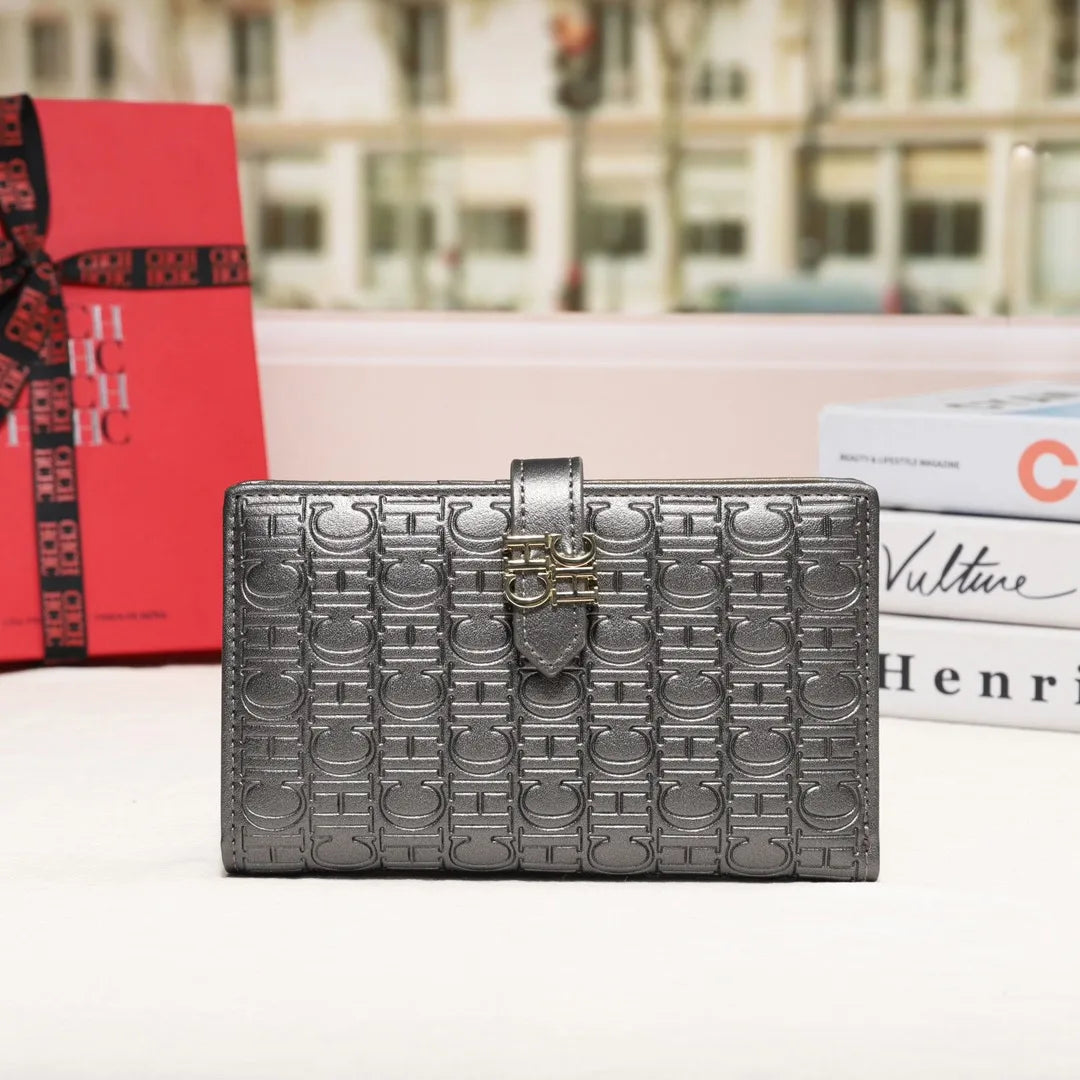 Long Zipper Organizer Wallet With Valentines Gifts For Her Animal Print 1005007444721660-CA8-WINE