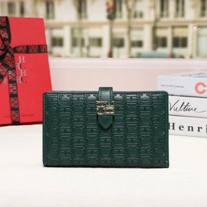 Long Zipper Organizer Wallet With Valentines Gifts For Her Animal Print 1005007444721660-CA8-WINE