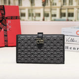 Long Zipper Organizer Wallet With Valentines Gifts For Her Animal Print 1005007444721660-CA8-WINE