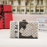 Long Zipper Organizer Wallet With Valentines Gifts For Her Animal Print 1005007444721660-CA8-WINE