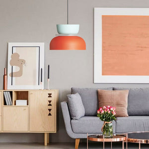 Glarefusion Nordic Simple Macaron Acrylic Chandelier