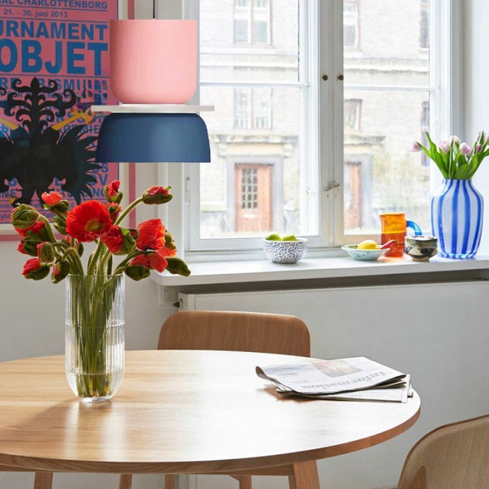 Glarefusion Nordic Simple Macaron Acrylic Chandelier