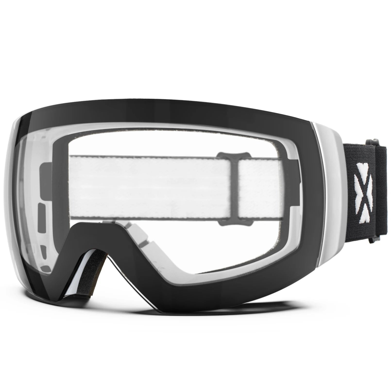 Magnetic Double Lens Ski Goggles With Anti Fog Uv400 Protection 1005006123911456-X4 Red White