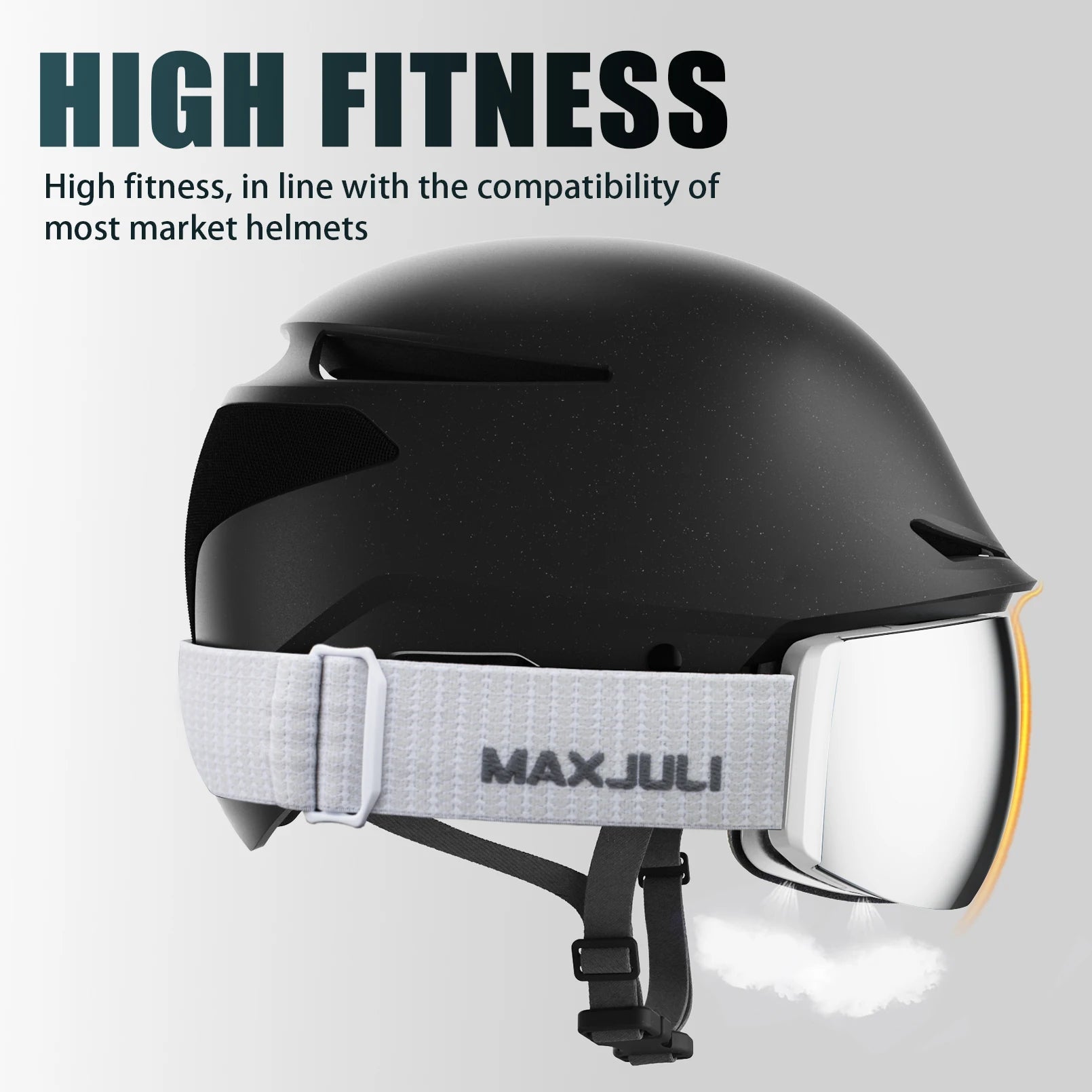Magnetic Double Lens Ski Goggles With Anti Fog Uv400 Protection 1005006123911456-X4 Red White