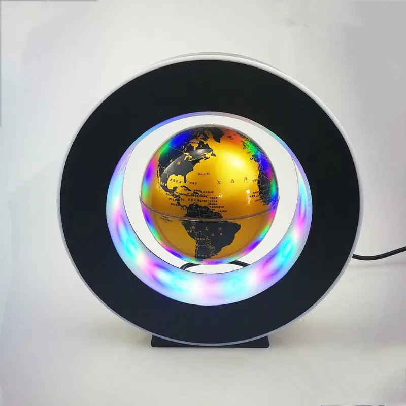 Floating Globe With Decorative Led Lights