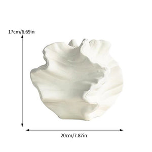 Matte Resin Coral Style Ruffled Vase Ornament For Desktop Decor 1005008643083650-Bj1787-6