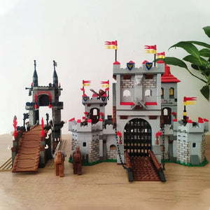 Medieval Castle Building Blocks Knight Siege Set