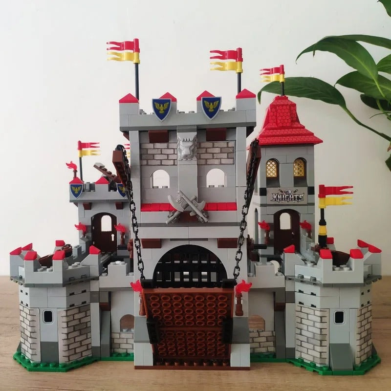 Medieval Castle Building Blocks Knight Siege Set