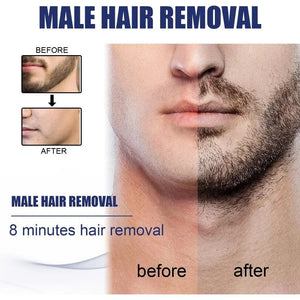 Men's Painless Hair Removal Cream for Beard and Body