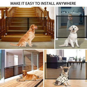 Mesh Safety Gate for Pets and Kids Indoors