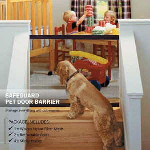 Mesh Safety Gate for Pets and Kids Indoors