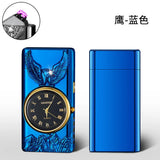 Metal Dual Arc Usb Lighter With Dial, Valentines Gifts For Him 1005005073883067-silver