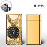 Metal Dual Arc Usb Lighter With Dial, Valentines Gifts For Him 1005005073883067-silver