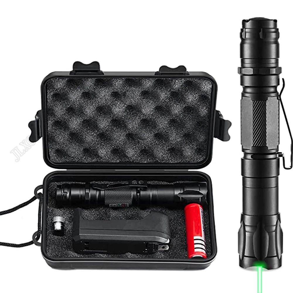 Mini 2 In 1 Green Laser Pointer Led Training Torch 1005009682555213-al