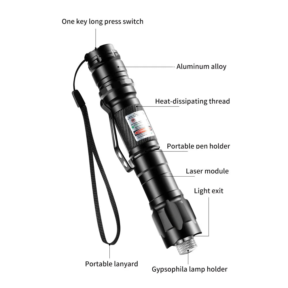 Mini 2 In 1 Green Laser Pointer Led Training Torch 1005009682555213-al