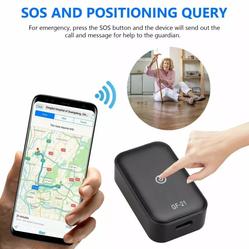 Mini GPS Tracker, Real-Time Tracker And Voice Command Recording