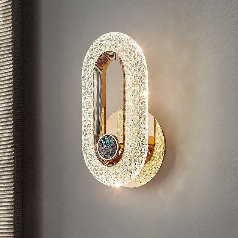 Modern Crystal Wall Lamp For Kitchen Bedroom Living Room