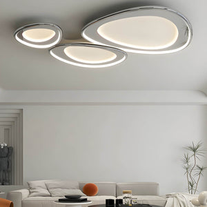 Modern LED Ceiling Light with Soft Round Design