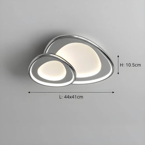 Modern LED Ceiling Light with Soft Round Design