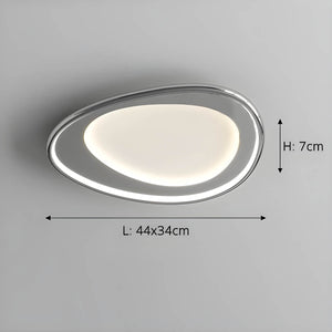 Modern LED Ceiling Light with Soft Round Design