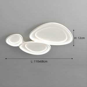 Modern LED Ceiling Light with Soft Round Design