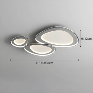 Modern LED Ceiling Light with Soft Round Design