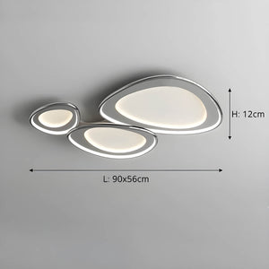 Modern LED Ceiling Light with Soft Round Design