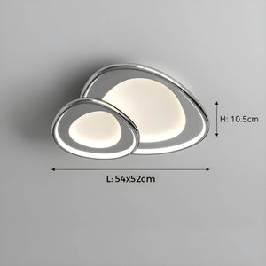 Modern LED Ceiling Light with Soft Round Design